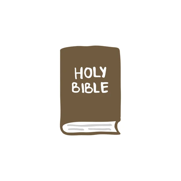 Icône doodle Bible — Image vectorielle