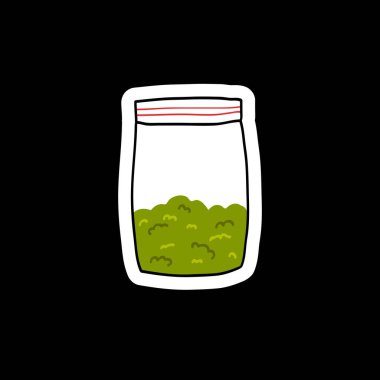 esrar paketi doodle simgesi