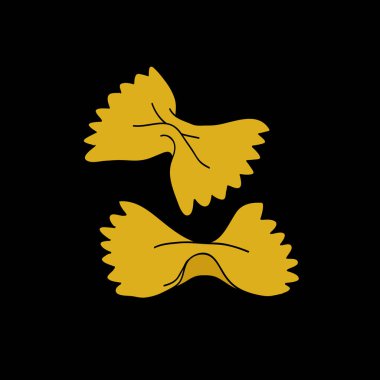 Makarna Farfalle doodle simgesi