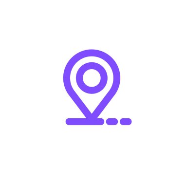 Harita işaretleyici vektör simgesi