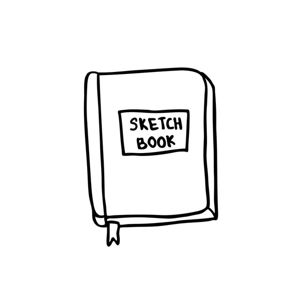 SketchBook doodle εικονίδιο — Διανυσματικό Αρχείο