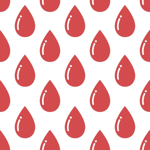 Безшовний візерунок краплі крові — стоковий вектор