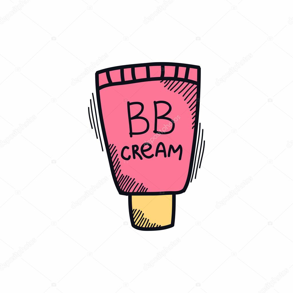 bb cream doodle icon