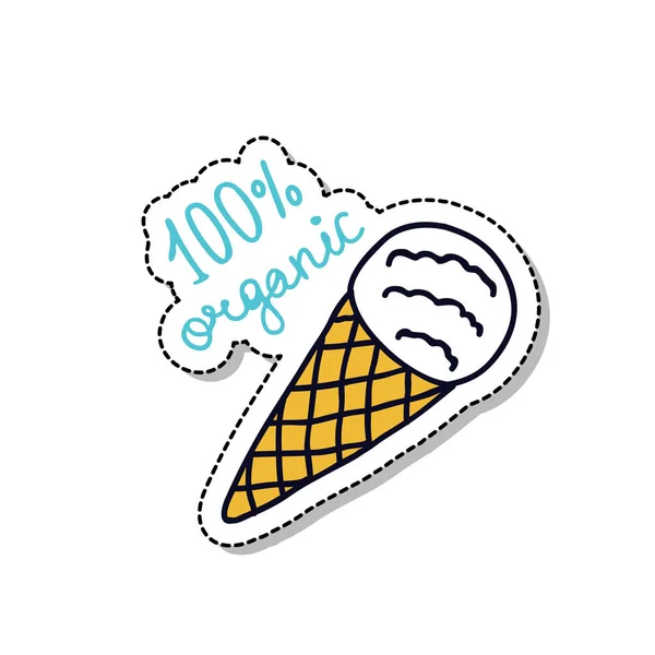 Helado Garabato Icono — Archivo Imágenes Vectoriales