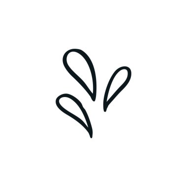 Su damla doodle simgesi