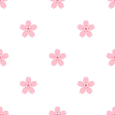 Sakura çiçek Seamless Modeli