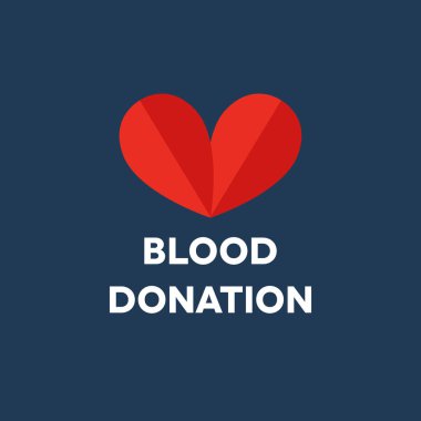 kan bağışı vektör simgesi