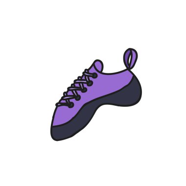 tırmanma Ayakkabı doodle simgesi