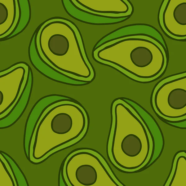 Avokado sorunsuz doodle desen