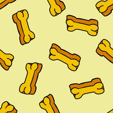 çerezleri için pets Dikişsiz desen doodle