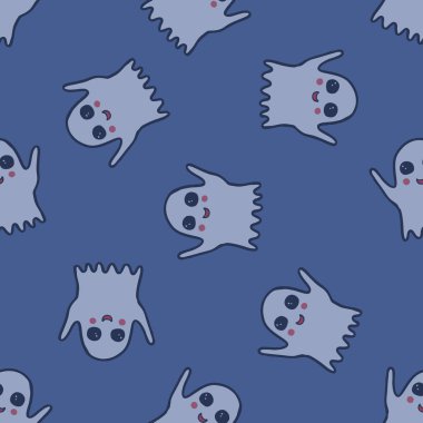 hayalet sorunsuz doodle desen