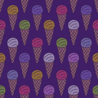 dondurma sorunsuz doodle desen