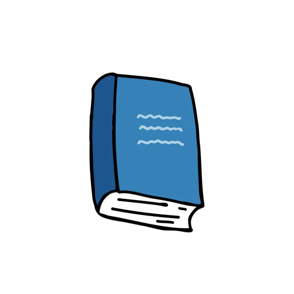 Ícone doodle livro — Vetor de Stock