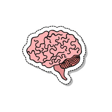 beyin doodle simgesi