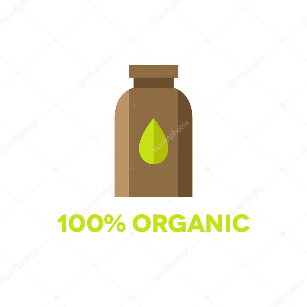 Essential oil vector icon