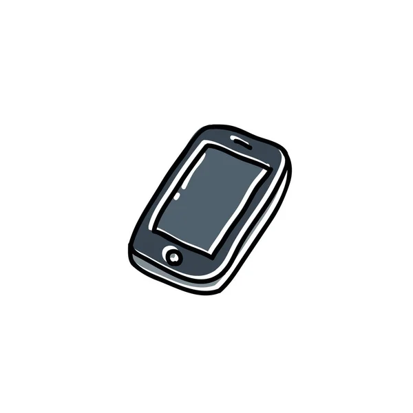 Cellphone doodle icon — Stock Vector