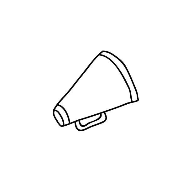Icona dello scarabocchio del boccaglio — Vettoriale Stock