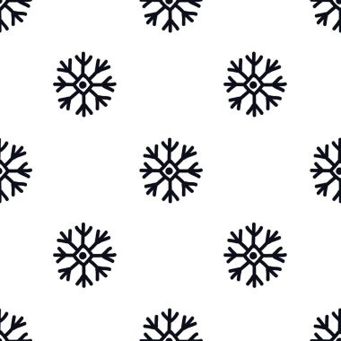 kar tanesi sorunsuz doodle deseni