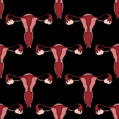 rahim dikişsiz doodle deseni