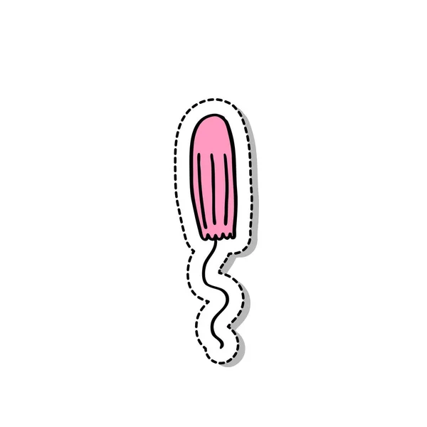 Tampon doodle pictogram — Stockvector