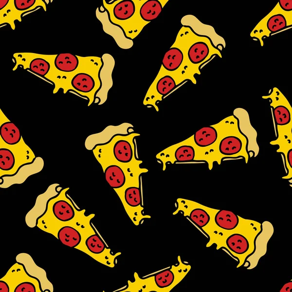 Pizza pürüzsüz karalama deseni