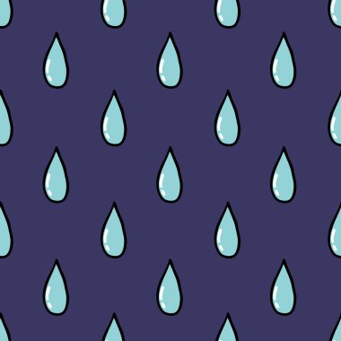 su damla sorunsuz doodle desen