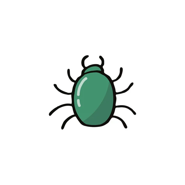 Mite doodle icon — Stock Vector