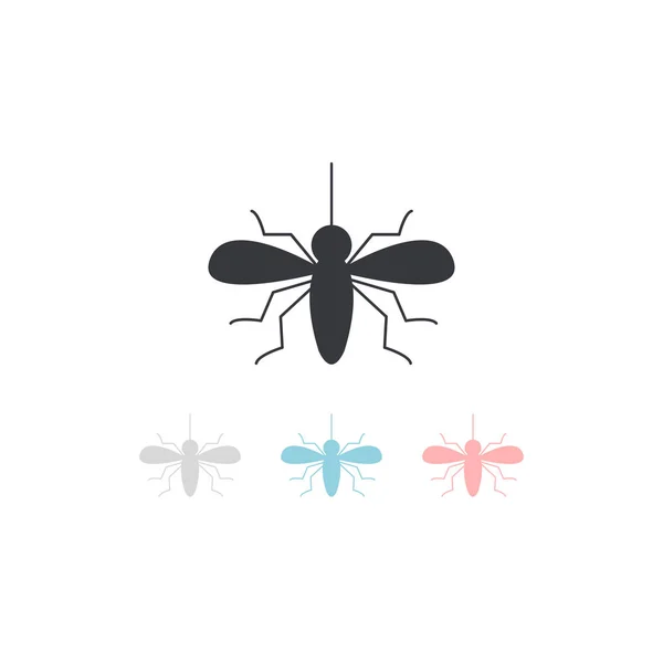 Mosquito vector icono — Archivo Imágenes Vectoriales