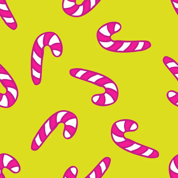 Vánoční cukroví bezešvé doodle vzorek — Stockový vektor