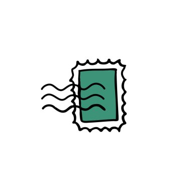 posta pulu doodle simgesi