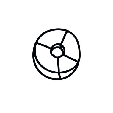 infographics doodle simgesi, vektör illüstrasyon