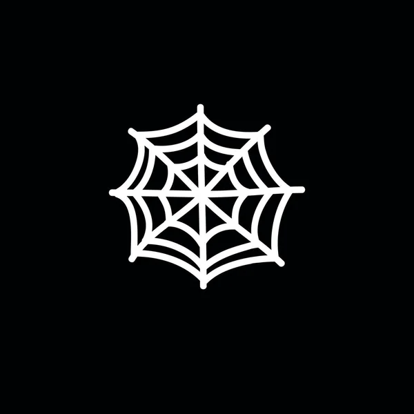 Icône de gribouillage toile d'araignée, illustration vectorielle — Image vectorielle