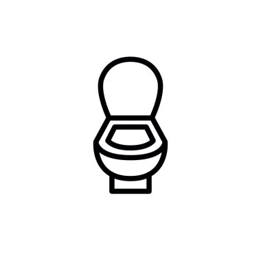 tuvalet fişeği simgesi, vektör rengi illüstrasyonu