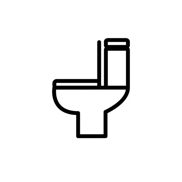 Icône Flart Toilette Illustration Vectorielle Couleur — Image vectorielle