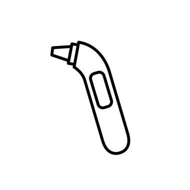 termoscan çizgi simgesi, vektör basit illüstrasyon