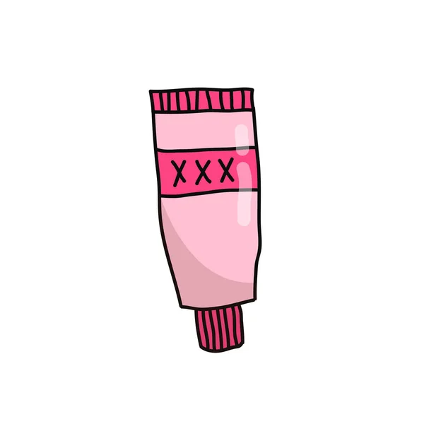 Lubricant Doodle Icon Vector Color Illustration — 스톡 벡터