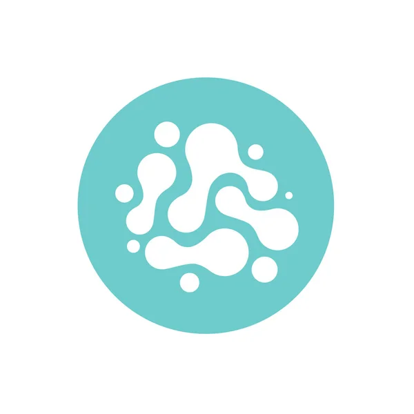 probiyotik düz simgesi, vektör illüstrasyonu