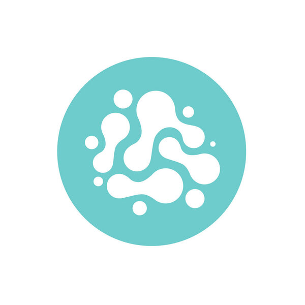 пробиотики плоская иконка, векторная иллюстрация
