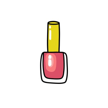 Oje karalama simgesi, vektör illüstrasyonu