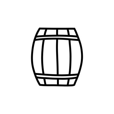 Namlu karalama simgesi, vektör illüstrasyonu