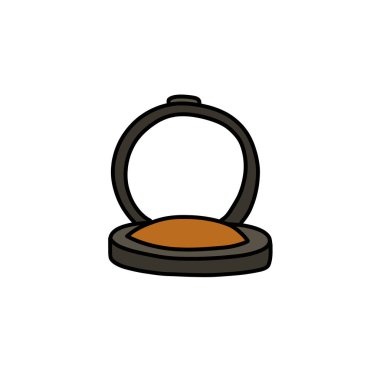 yüz heykeltraş karalama simgesi, vektör illüstrasyonu