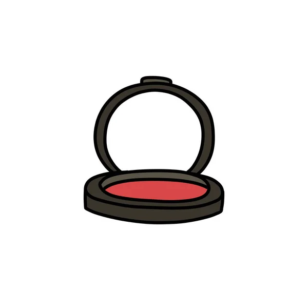 Blush Doodle Icon Ilustração Vetorial —  Vetores de Stock