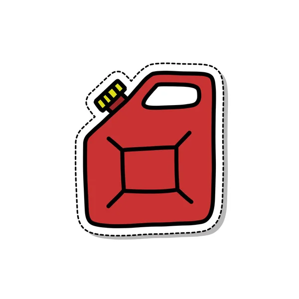Canister Doodle Icon Vector Illustration — 스톡 벡터