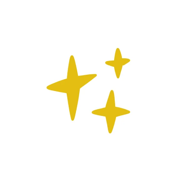 Sterne Doodle Symbol Vektorillustration — Stockvektor