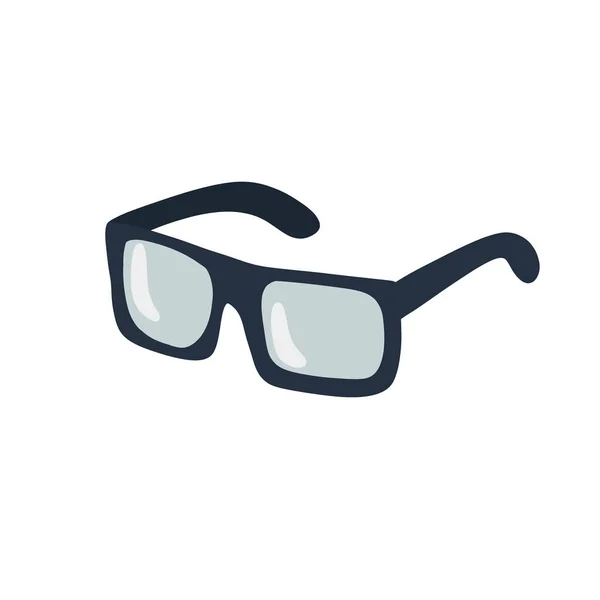 Gözlük Karalama Simgesi Vektör Illüstrasyonu — Stok Vektör