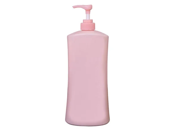 Pink Glossy Plastic Tube Lotion — Stock Photo, Image