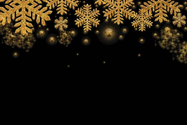 Soyut Mutlu Noeller Mutlu Yıllar 2021 Konsepti Siyah Arkaplanda Altın — Stok fotoğraf