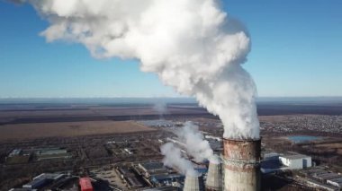 Duman Ekolojisi Kirliliğiyle Endüstriyel Borular Kirlilik Atmosferi