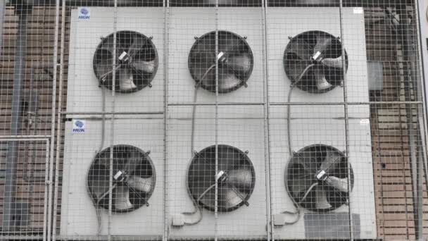 Riscaldamento Ventilazione e condizionamento Unità Outdoor — Video Stock