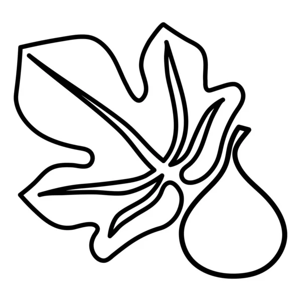 Style Contour Icône Vectorielle Figure Sur Fond Blanc — Image vectorielle